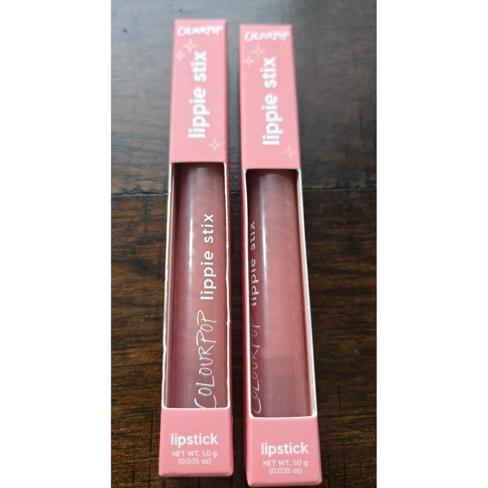 ColourPop Lippie Stix Oh Snap Matte Lipstick Lot of 2 New In Box Nude Pink 1.0g